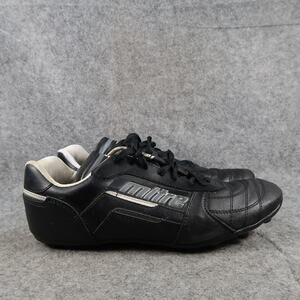 Mitre Shoes Mens 8.5 Soccer Cleats Football Boots Athletic Sport Black Leather